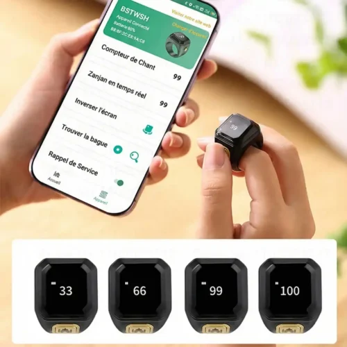 Untitled design(8) Tashbih de Zikr Avec Bouton: L'Équilibre Parfait entre Foi et Modernité